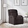 Fauteuil inclinable marron foncé - 35% de remise