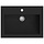 Vasque de salle de bain en granit noir 600x450 mm - 35% de remise