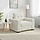 Fauteuil relax XL en velours crème - 35% de remise