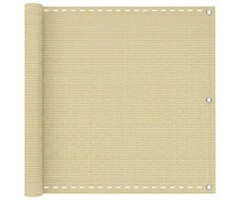 Vidaxl Brise-vue balcon 90x1200cm Beige M - 32% de remise