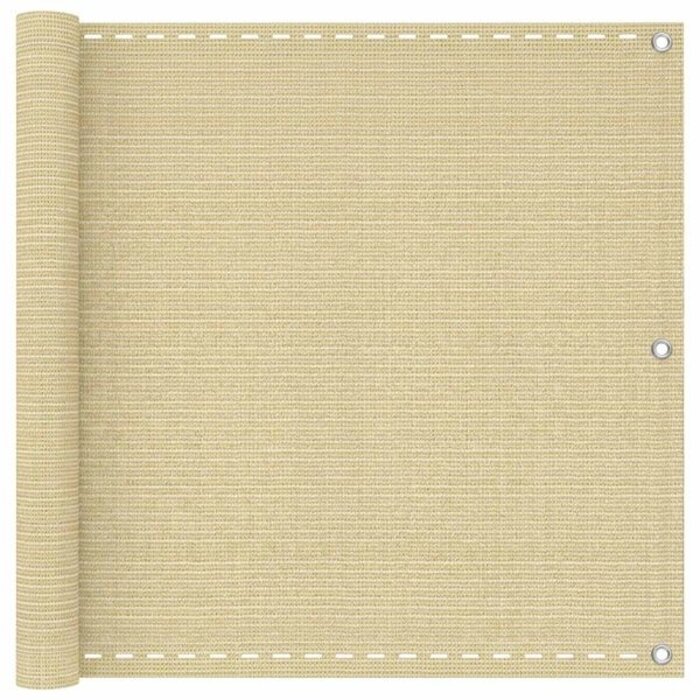 Vidaxl Brise-vue balcon 90x1200cm Beige M - 32% de remise