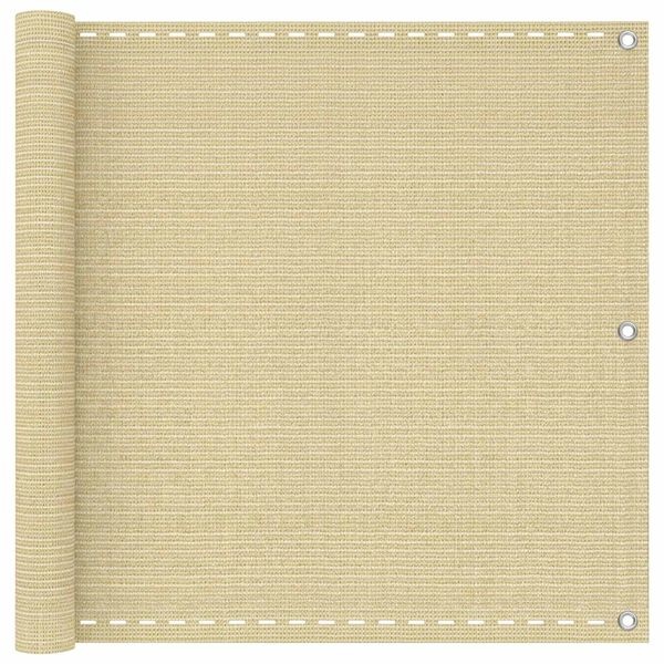 Vidaxl Brise-vue balcon 90x1200cm Beige M - 32% de remise
