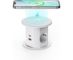 Prise de table encastrable avec chargeur sans fil - 33% de remise