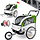 Remorque vélo enfant 2 places - Vert citron - 38% de remise