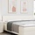 Tête de lit crème 200 cm coton - 34% de remise