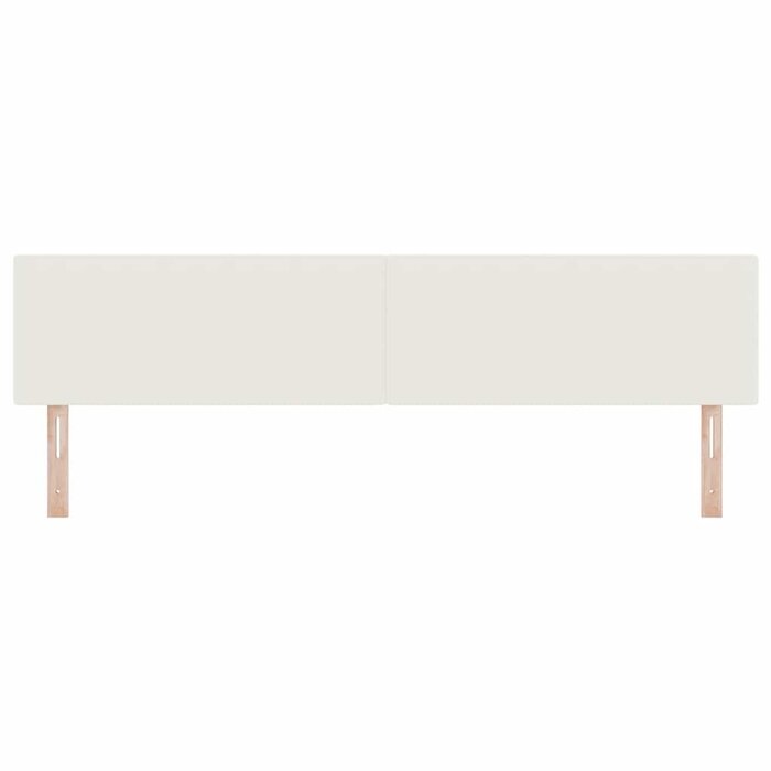 Vidaxl Tête de lit crème 200 cm coton - 34% de remise