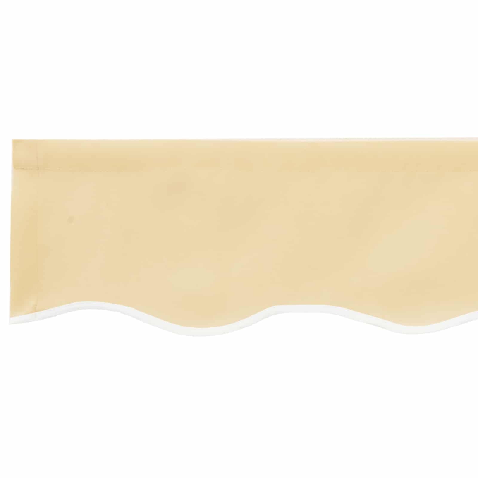 Vidaxl Toile de store banne 2,5x2 m, couleur crème - 32% de remise
