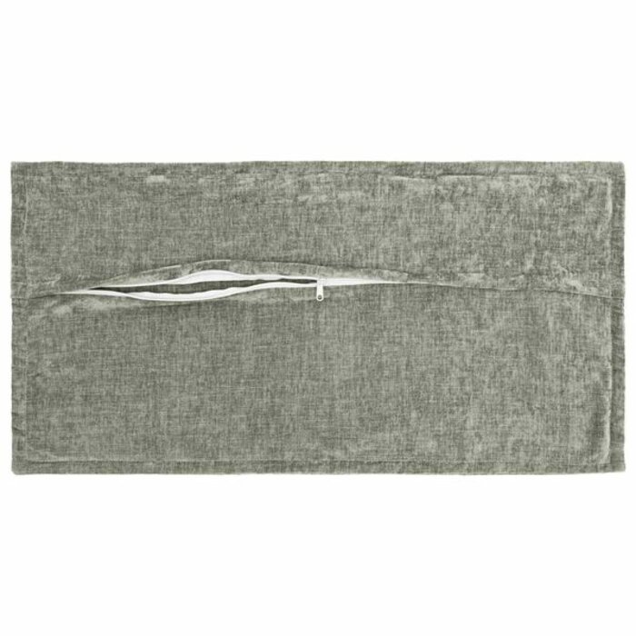 Vidaxl Lot de 2 housses de coussin 40x80cm, tissu chenille vert - 31% de remise