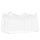 Moustiquaire de jardin rectangulaire 3x4,5m - Blanche - 32% de remise