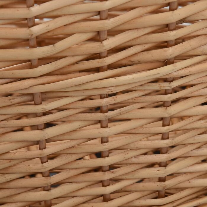 Vidaxl Panier à bois en osier naturel - 36% de remise