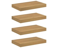 Vidaxl Lot de 4 étagères murales marron 40x23,5cm - 33% de remise