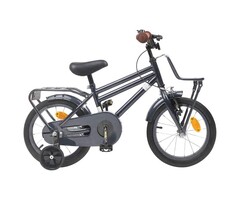 Vidaxl Vélo enfant 14 pouces gris foncé - 3 à 5 ans - 35% de remise