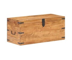 Vidaxl Coffre de rangement en bois d'acacia massif - 90x40x40 cm - 35% de remise