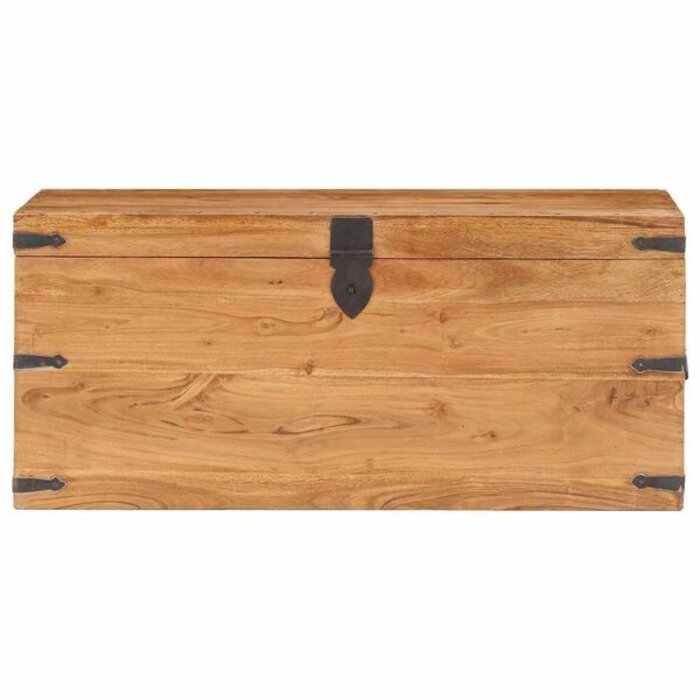 Vidaxl Coffre de rangement en bois d'acacia massif - 90x40x40 cm - 35% de remise