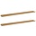 Lot de 2 étagères murales 115cm bois marron - 32% de remise