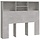 Tête de lit avec rangement gris béton 120cm - 33% de remise