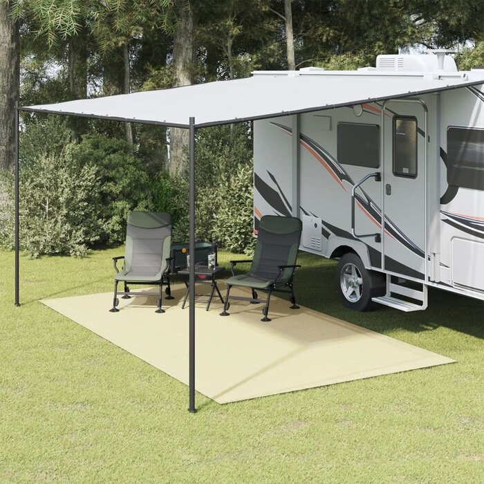 Vidaxl Tapis de sol pour tente 4 x 2,5 m crème - 29% de remise