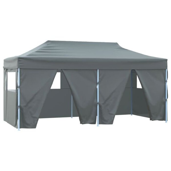 Vidaxl Tonnelle pliante 3x6m anthracite - 35% de remise