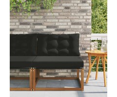 Vidaxl Canapé de jardin central en bois d'acacia - 34% de remise