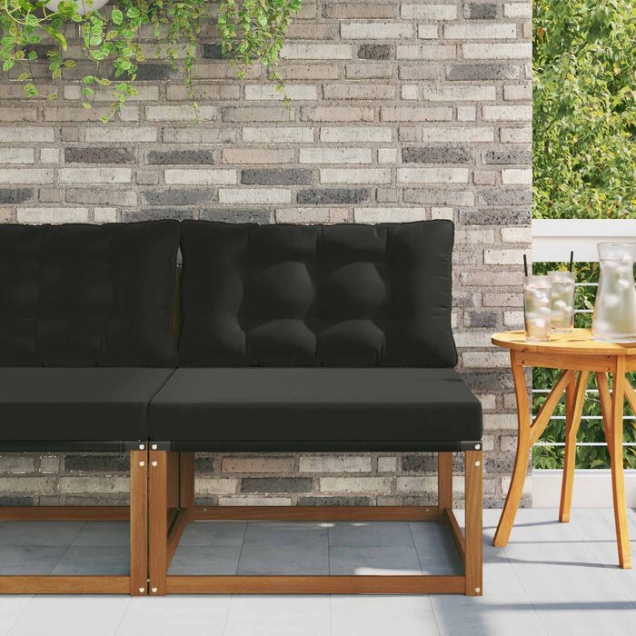 Vidaxl Canapé de jardin central en bois d'acacia - 34% de remise