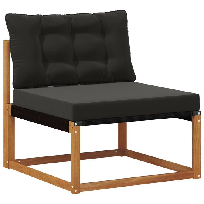 Vidaxl Canapé de jardin central en bois d'acacia - 34% de remise