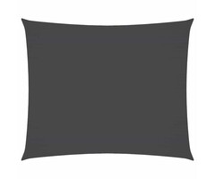 Vidaxl Voile d'ombrage rectangulaire 3,5x4,5 m Anthracite - 23% de remise