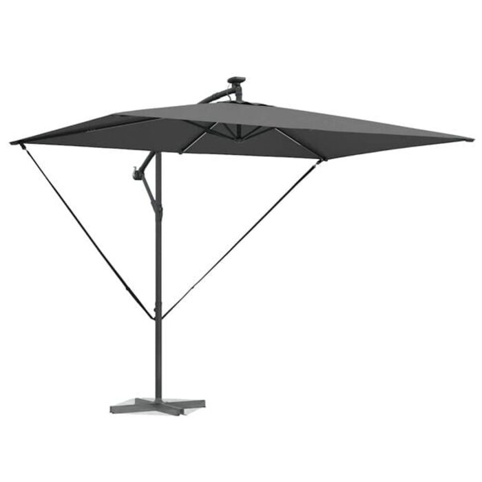 Vidaxl Parasol déporté LED anthracite 294x270 cm - 35% de remise