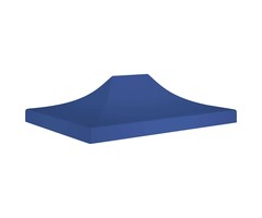 Vidaxl Toit de tonnelle pliable 4,5x3 m bleu - 33% de remise