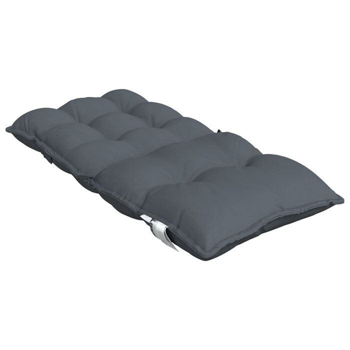 Vidaxl Lot de 6 coussins de chaise anthracite 100x50 cm - 34% de remise
