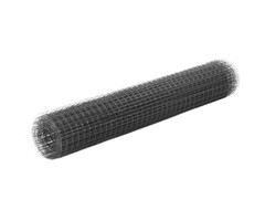 Vidaxl Grillage à poules acier PVC 25x1m - 28% de remise
