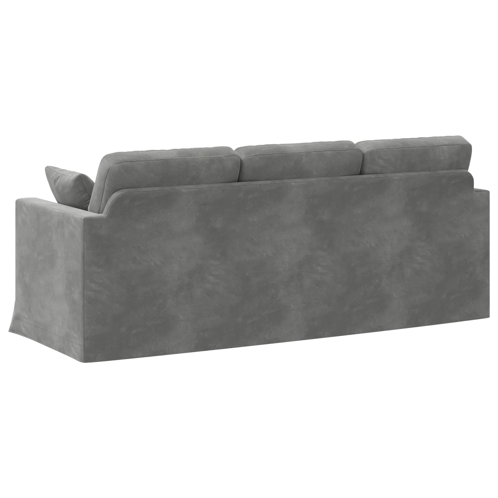 Vidaxl Canapé en velours gris foncé - 198 cm - 35% de remise