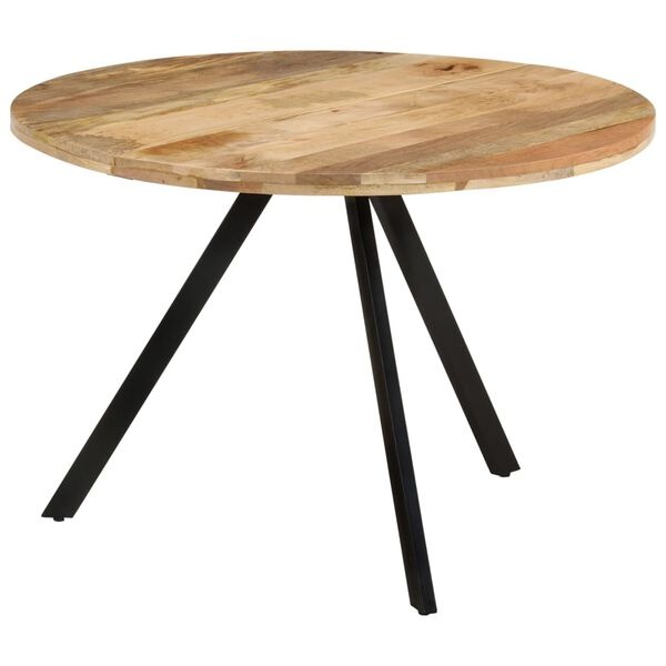 Vidaxl Table à manger bois de manguier 110cm - 35% de remise