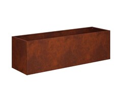 Vidaxl Jardinière en acier aspect rouille 80cm - 33% de remise