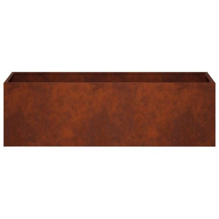 Vidaxl Jardinière en acier aspect rouille 80cm - 33% de remise