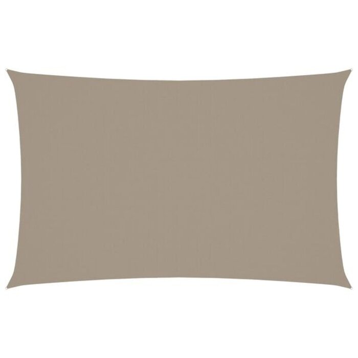 Vidaxl Voile d'ombrage rectangulaire 4x7 m taupe - 35% de remise