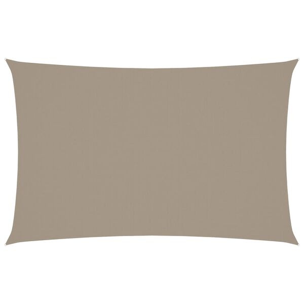 Vidaxl Voile d'ombrage rectangulaire 4x7 m taupe - 35% de remise