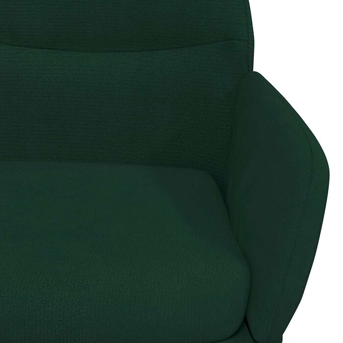 Vidaxl Fauteuil relax pivotant velours vert foncé - 34% de remise