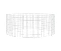 Vidaxl Enclos pour animaux 12 panneaux 54x80 cm en fer galvanisé - 33% de remise