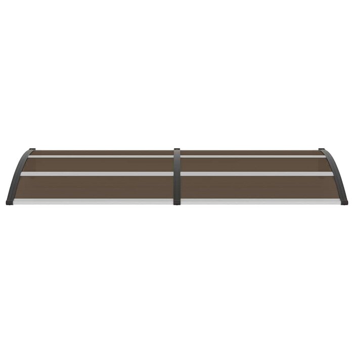 Vidaxl Marquise de porte 240x100 cm polycarbonate noir - 34% de remise