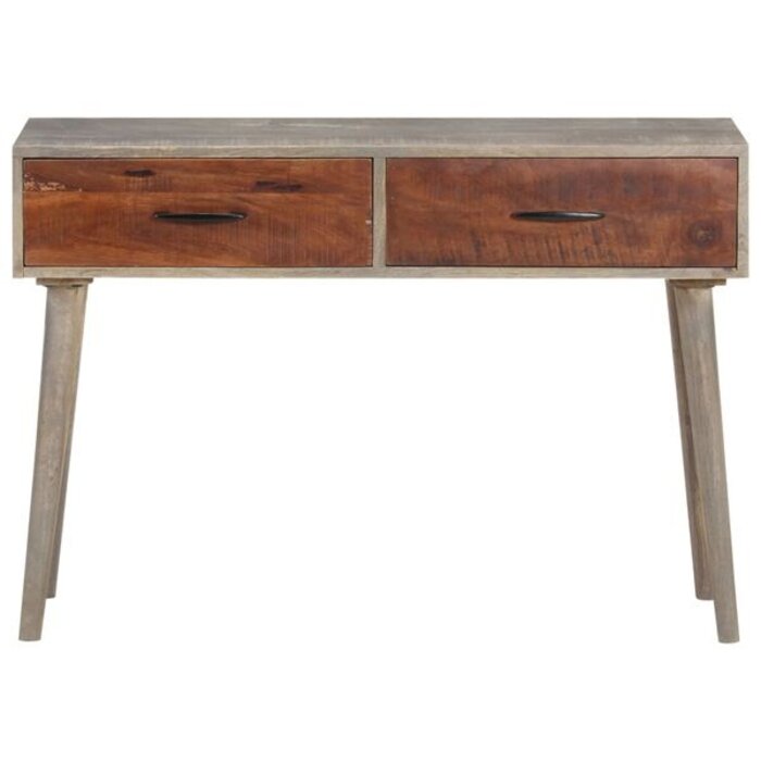 Vidaxl Table console en bois de manguier massif - 110 cm - 34% de remise