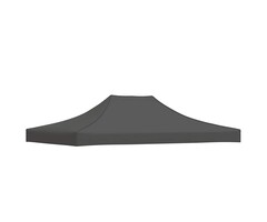 Vidaxl Toit de tonnelle 4x3 m Anthracite - Tissu Oxford - 32% de remise