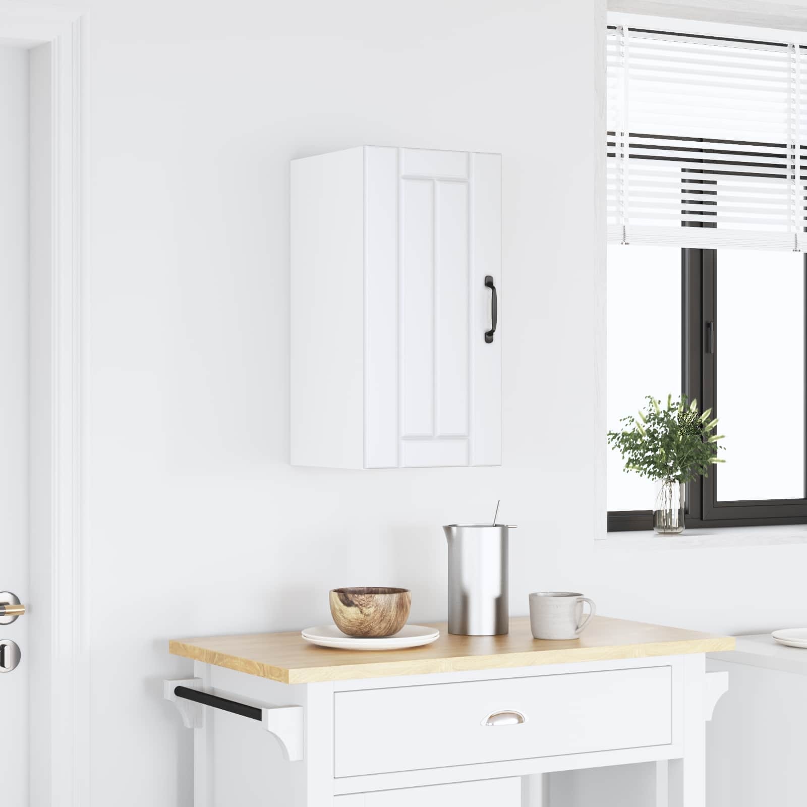 Vidaxl Meuble haut de cuisine Lucca blanc 30x31x60cm - 33% de remise
