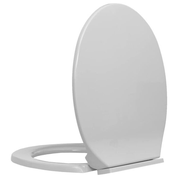 Vidaxl Abattant WC ovale Gris - 30% de remise