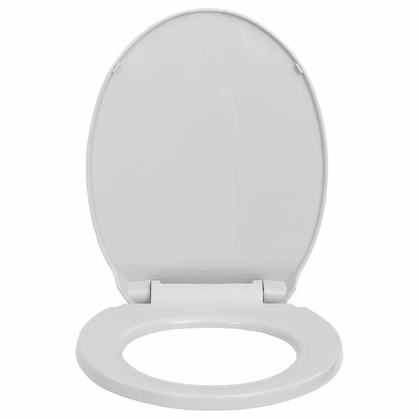 Vidaxl Abattant WC ovale Gris - 30% de remise