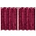 Rideaux en velours bordeaux 175x140cm - Lot de 2 - 32% de remise