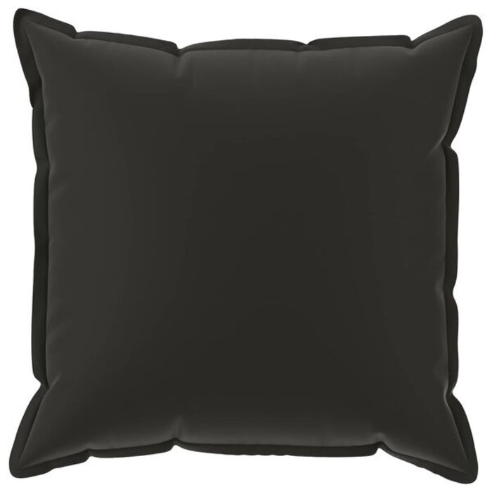 Vidaxl Lot de 6 housses de coussin 70x70 cm Noir - 32% de remise