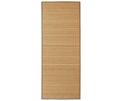 Vidaxl Tapis en bambou marron 120x180 cm - 32% de remise
