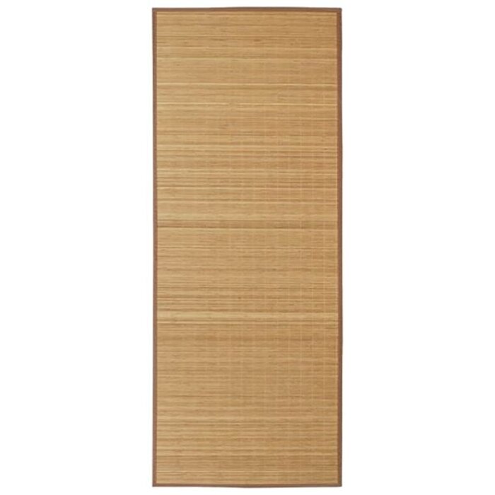 Vidaxl Tapis en bambou marron 120x180 cm - 32% de remise