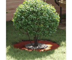 Vidaxl Lot de 5 bordures d'arbre en acier corten Ø 60 cm - 29% de remise
