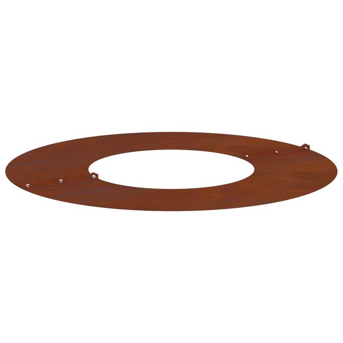 Vidaxl Lot de 5 bordures d'arbre en acier corten Ø 60 cm - 29% de remise